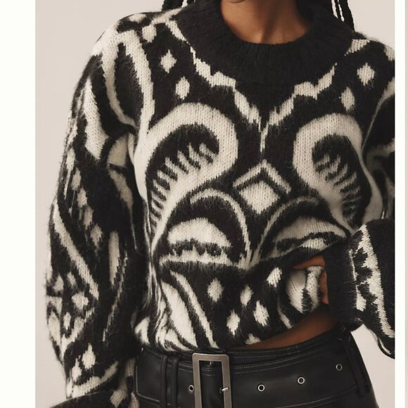 FARM Rio Pineapple Ikat Knit Sweater - Picture 5 of 16